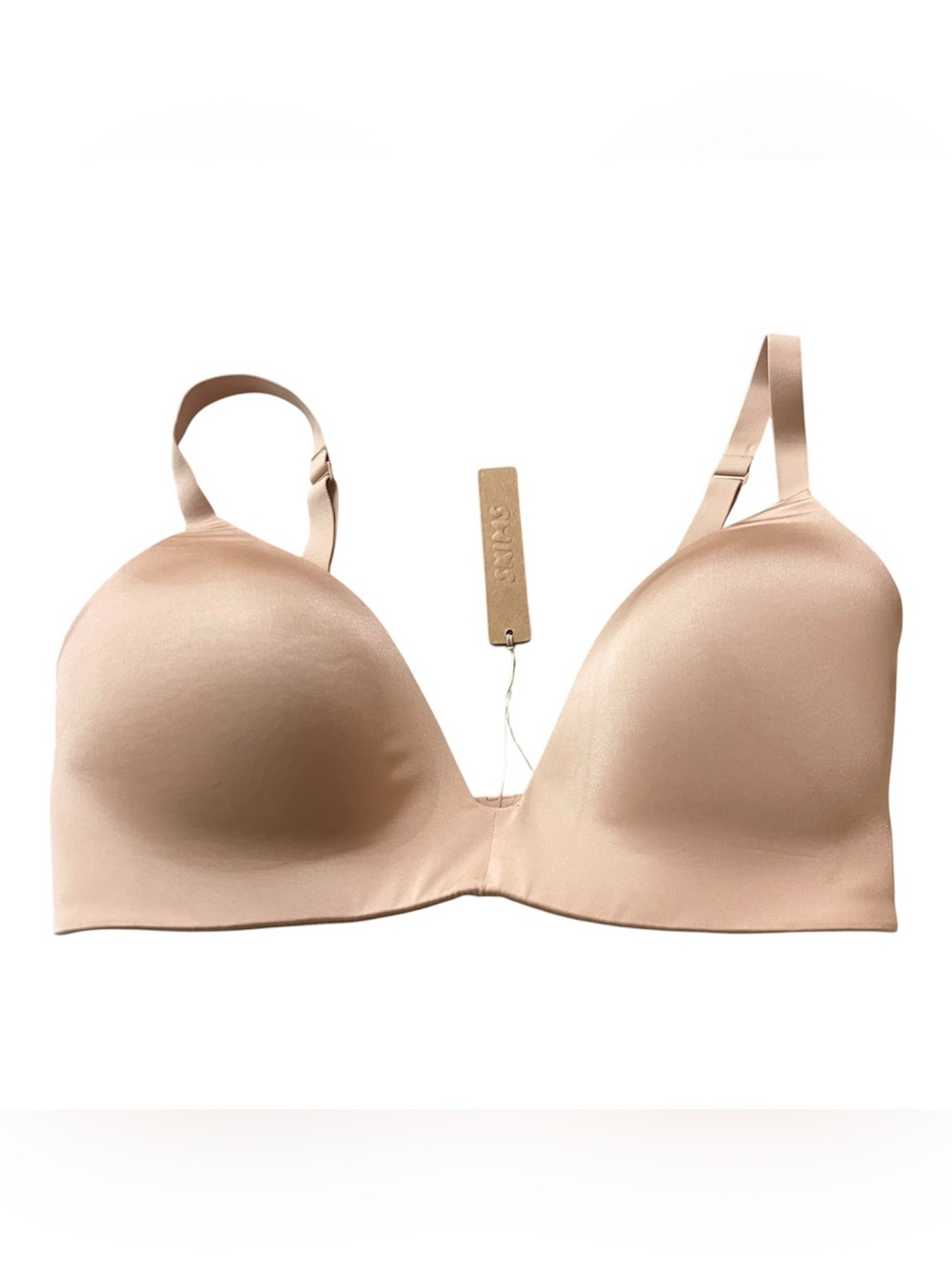 SKIMS Wireless Form Lightly Lined Bra Beige Size 34DD NWT
